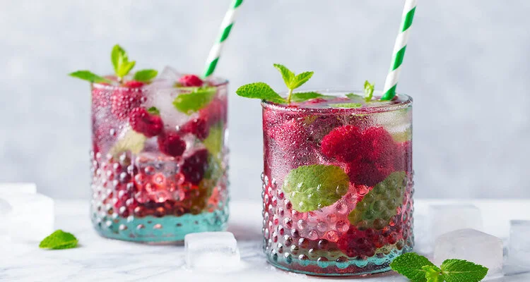 Raspberry Gin Fizz